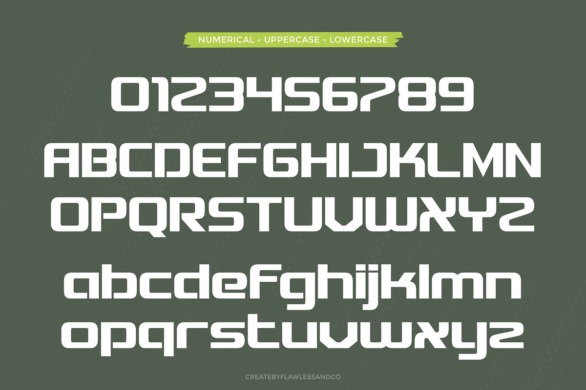 Bextra - Modern Sport Font, a Sans Serif Font by Flawless And Co (Photo 8 of 10)