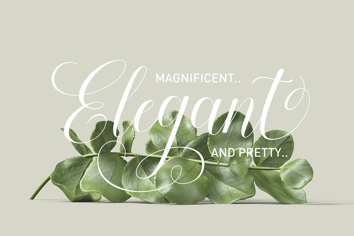 Keneisha Script, a Script Font by Seniors (Photo 10 of 13)