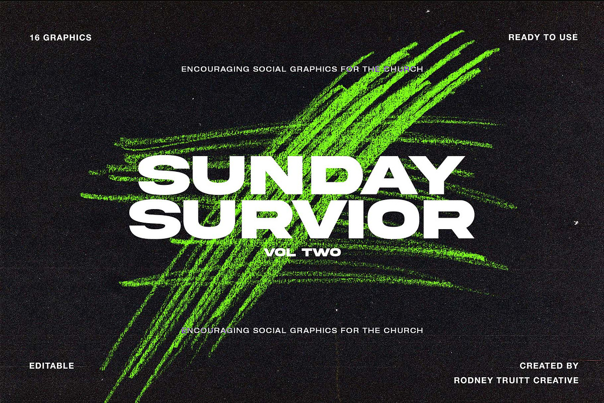 Sunday Survivor Vol 2, a Social Media Template by Rodney Truitt Jr (Photo 1 of 7)