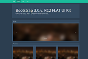 Bootstrap 3.0.v. theme Flat Dark UI, a Bootstrap Template by Bootstraptor (Thumbnail 2 of 5)