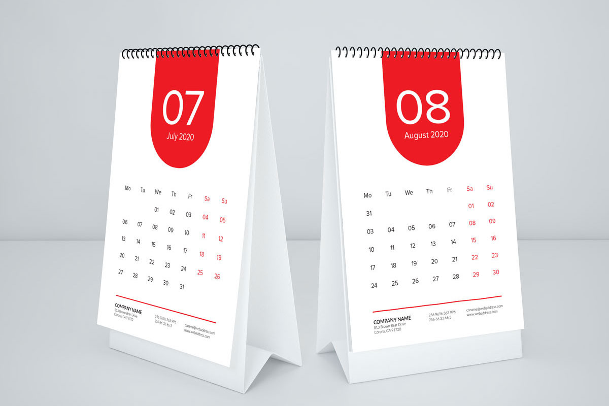 Calendar for 2020 (NEW), a Stationery Template by graphicbox (Photo 3 of 5)