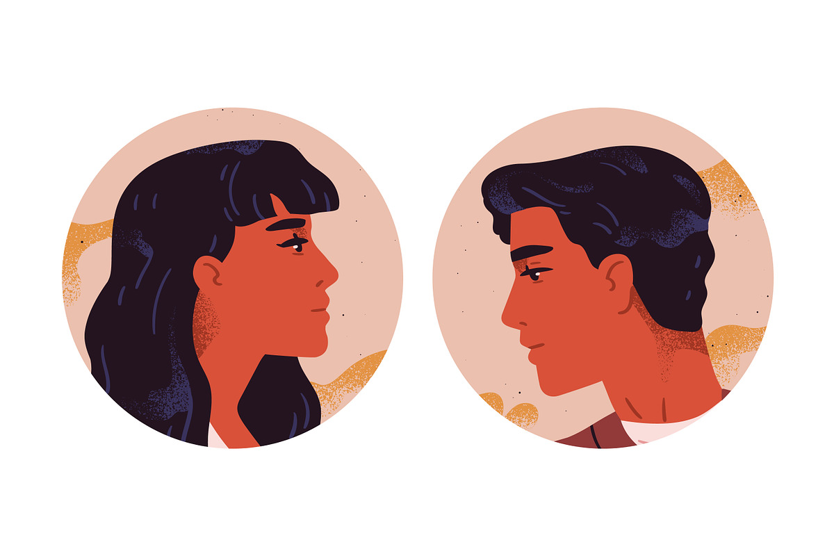 Romantic couple in love, a Person Illustration by Good Studio (Photo 2 of 3)