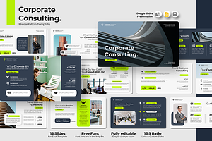 Corporate Consulting - Google Slides, a Presentation Template by QR Design Studio