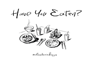 Have You Eaten?, a Handwritten Font by Roland Huse Design (Thumbnail 1 of 4)