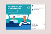 Illustrated Social Media Pack, a Social Media Template by Wilsonkjc (Thumbnail 4 of 5)