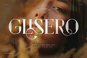 Glisero Elegant Serif Font, a Serif Font by Graphicxell (Thumbnail 1 of 8)