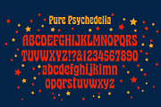 Pure Psychedelia Font, a Font by Mysterylab Designs (Thumbnail 2 of 9)