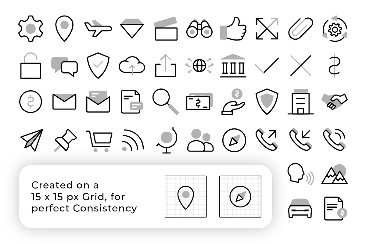 Business Icon Set - 101+ Duotone, a Duotone Icon by Fabian_Design (Photo 3 of 6)