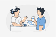 Smart Hospital Illustration, an Object Graphic by Jump Studio (Thumbnail 11 of 12)
