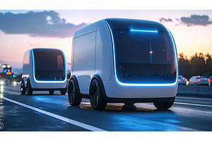 Autonomous electric delivery, a Transportation Photo by Igor Tichonow