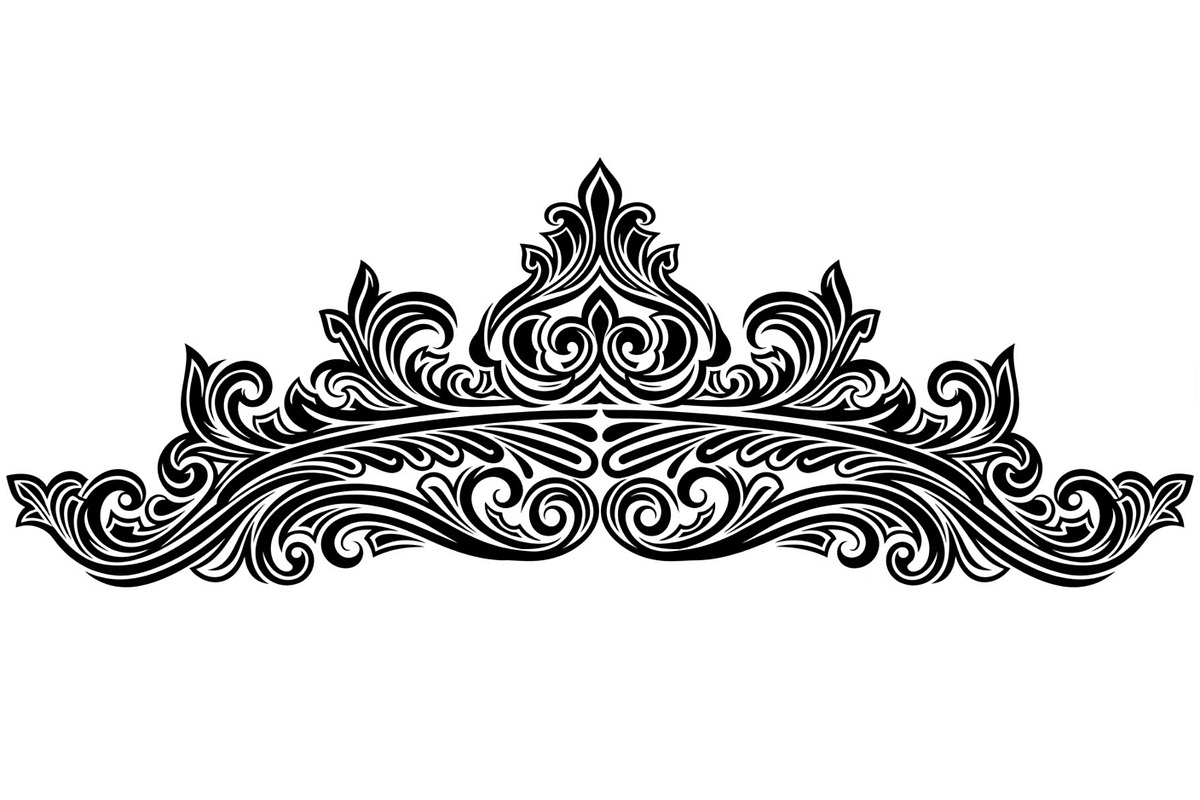 Vintage Crown Ornament Bundle, an Illustration by Designer_Momina (Photo 11 of 31)