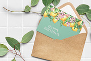 LEMONS Watercolor clipart set, an Object Illustration by GevelStudio (Thumbnail 12 of 16)