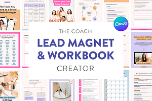 Lead Magnet Workbook Templates Canva