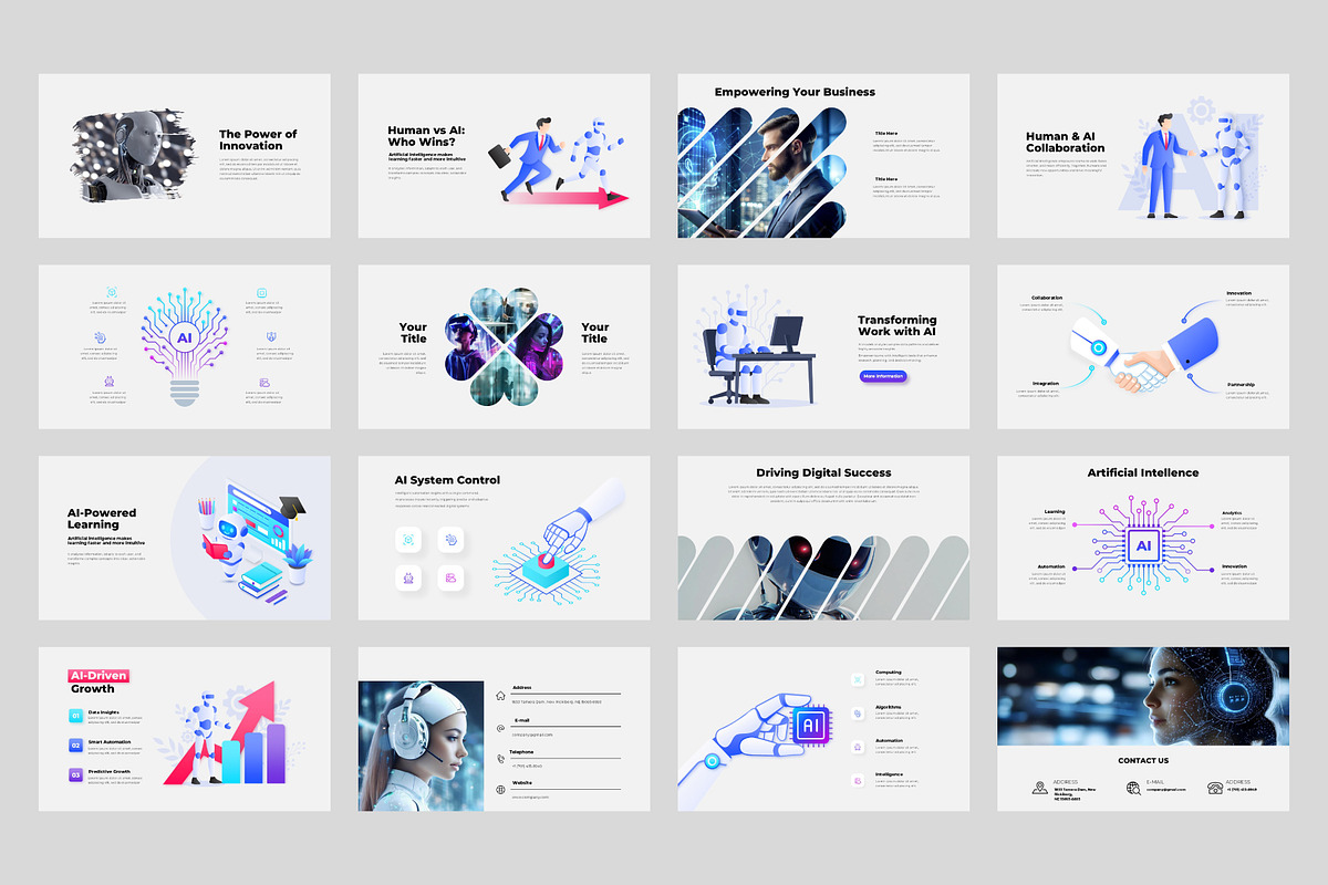 Artificial Intelligence Presentation, a Presentation Template by Abert (Photo 9 of 11)