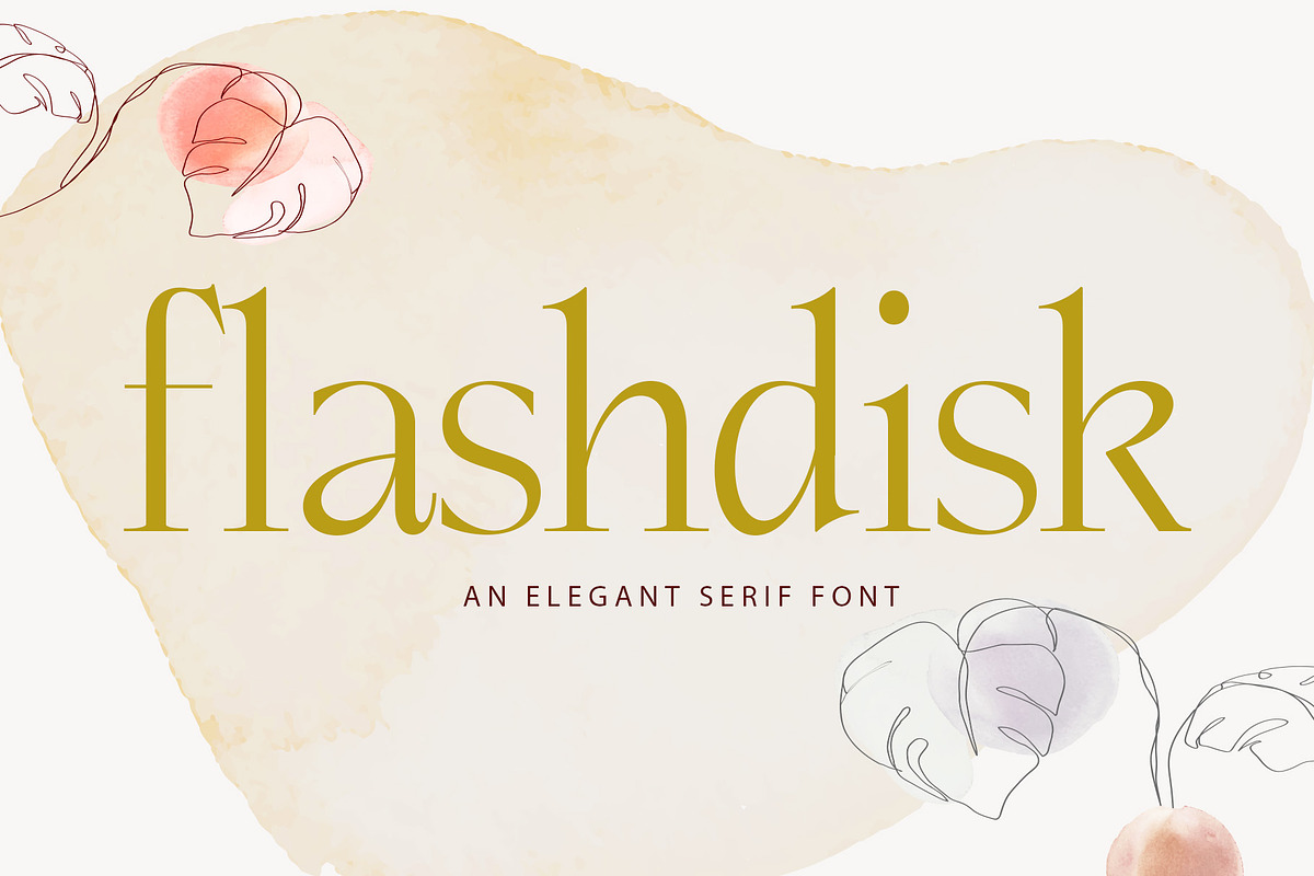 Flashdisk, a Font by Gatype (Photo 1 of 10)