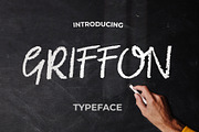 Griffon Chalk Font | Bold Hand-drawn, a Handwritten Font by Craft Graphic Type (Thumbnail 1 of 11)