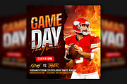 Game Day Football Flyer, a Flyer Template by Artonix (Thumbnail 1 of 3)