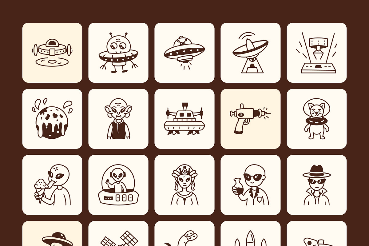 990 Universal Doodle Icons, an Outline Icon by Vectors Market (Photo 11 of 25)