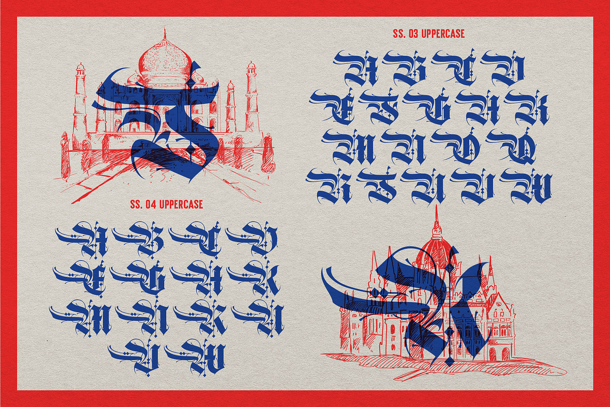 Brave Thorn Blackletter Font, a Blackletter Font by alit design (Photo 13 of 21)