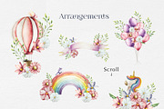 Fairy tale watercolor clip art, an Illustration by Navenzeles (Thumbnail 4 of 12)