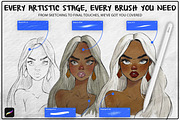 2000+ Mega Bundle Procreate Brushes, a Brush Add-On by BrushArchive (Thumbnail 9 of 9)