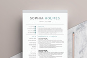 Word Resume & Cover Letter Template, a Resume Template by DemeDesign (Thumbnail 1 of 4)