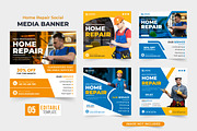 Home construction service template | Creative Market