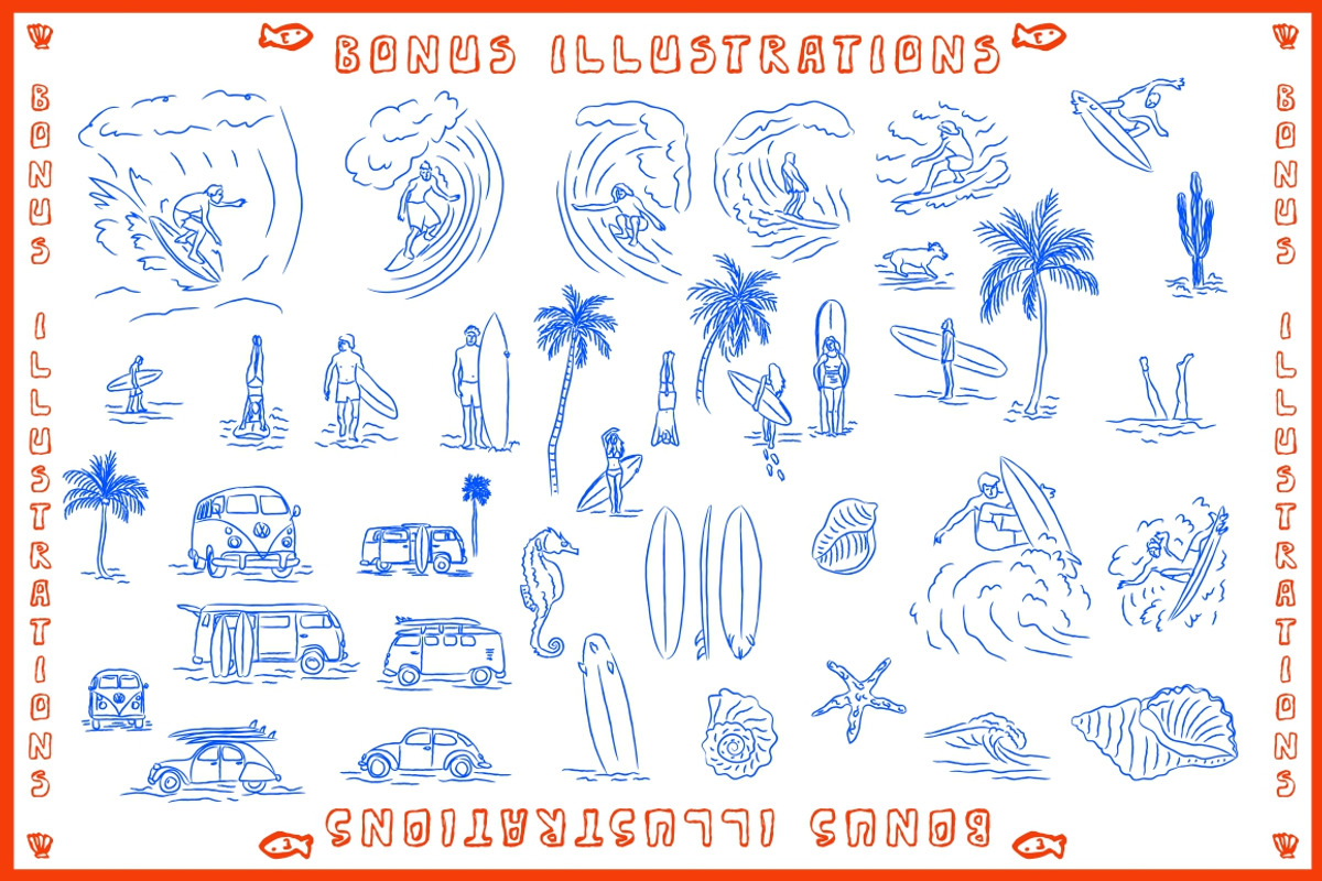 Surf Camp & Whitewater fonts + bonus, a Handwritten Font by Fat Hamster (Photo 4 of 7)