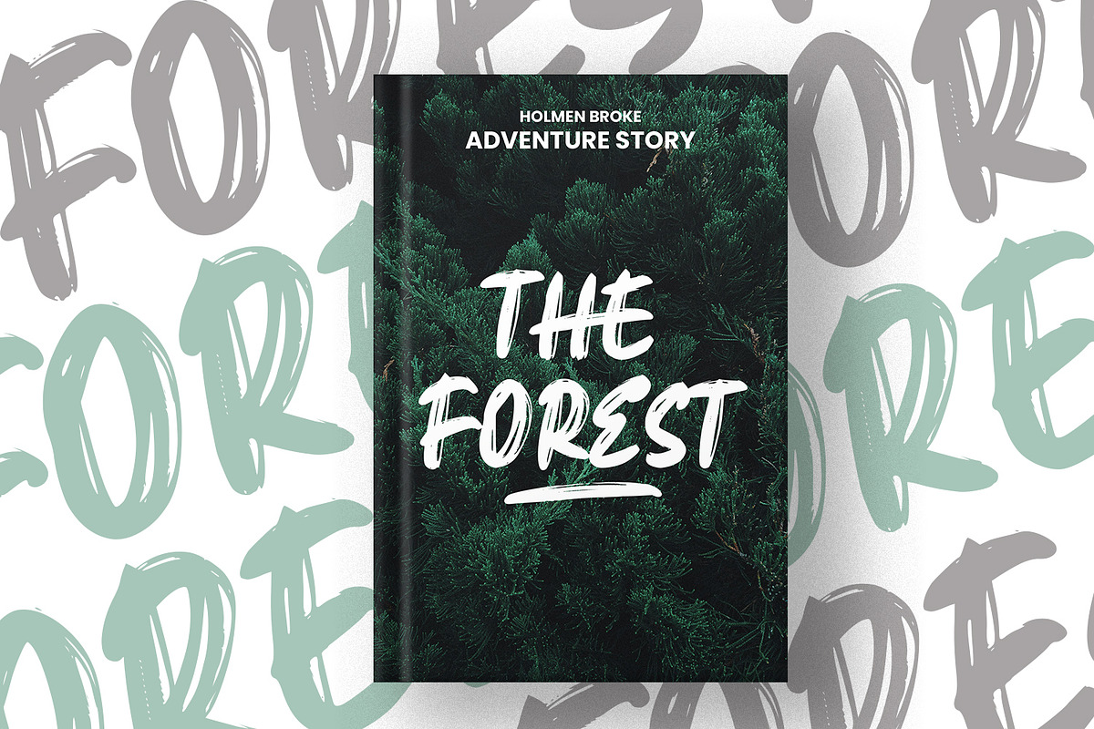 Jarhel Display Brush Font, a Sans Serif Font by nizarbagasm (Photo 2 of 10)