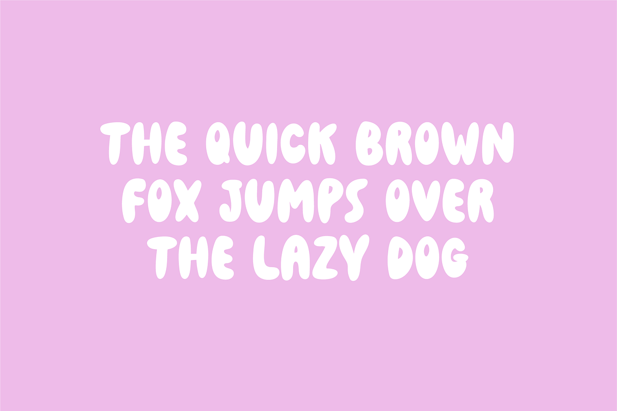 DAISY SOFT Retro Bubble Font, a Sans Serif Font by Blush Font Co. (Photo 6 of 6)