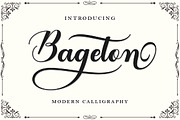 Bageton, a Script Font by Nurul_kamal (Thumbnail 1 of 7)