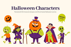 80 Halloween Illustration Bundle