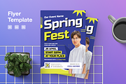 Spring Fest Flyer, a Flyer Template by Annora Studio (Thumbnail 1 of 5)