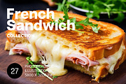 French Sandwich - 27 images, a Food & Drink Photo by Handmadefont (Thumbnail 1 of 9)