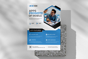 Apps Promotion Poster Design, a Stationery Template by ContestDesign