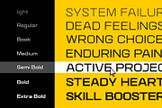 Elegant Futuristic - Quantix, a Sans Serif Font by Arterfak Project (Thumbnail 4 of 12)