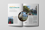 Travel Magazine Template, a Magazine Template by xtratimebd (Thumbnail 3 of 9)