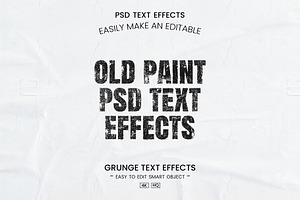 Grunge Text Effect Design