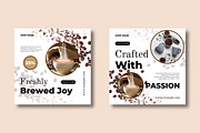 Modern Coffee Shop Social Media, a Social Media Template by MightyDesign (Thumbnail 3 of 8)
