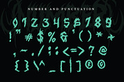 Xhorven - Death Metal Typeface, a Blackletter Font by Eltypesstudio (Thumbnail 8 of 12)