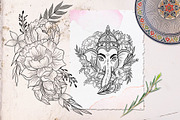 Wonder Bloom Graphic Set & Alphabet, a Decorative Illustration by CallMeStasia (Thumbnail 4 of 10)