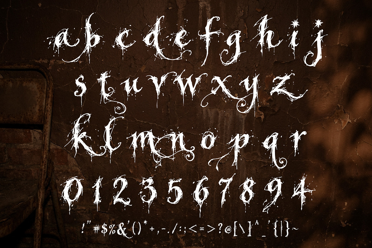 Bewarge Slaughter Horor Vintage Font, a Handwritten Font by HypeWorksCo (Photo 15 of 15)
