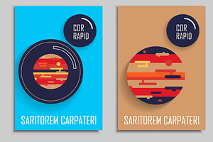 Abstract technology circles, a Brochure Template by Haisonok