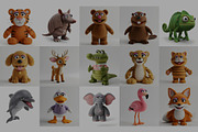 Muppets Style Animal Illustrations, an Animal Illustration by Beshr Abdulhadi (Thumbnail 2 of 4)