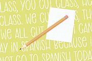 SARBACANE | Handwritten font, a Handwritten Font by Fearless Confetti (Thumbnail 6 of 8)