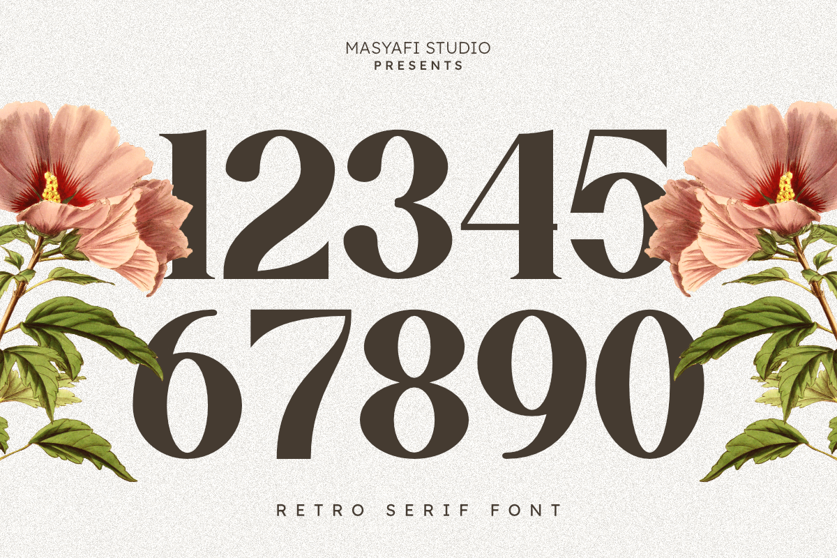 Norgia - Retro Serif Font, a Serif Font by Masyafi Studio (Photo 2 of 8)