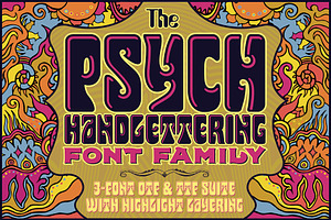 Psych Handlettering Font