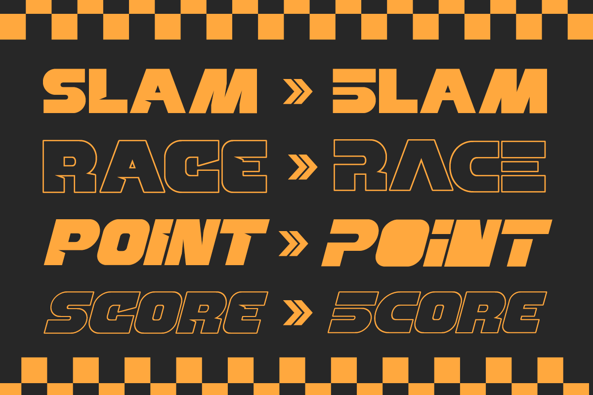 Matchday - Sport Font, a Sans Serif Font by RagamKata (Photo 6 of 12)