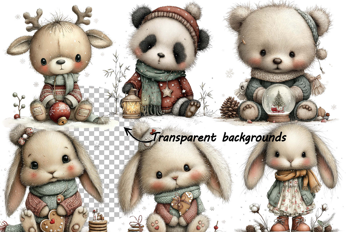 whimsical baby characters festive, an Illustration by one-touch (Photo 10 of 10)
