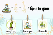 Cacti and succulents design set 140+, an Object Graphic by Live line (Thumbnail 8 of 8)